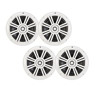 Kicker OEM 6.5" 4? Replacement Marine Coaxial Speaker Bundle (4 Speakers)