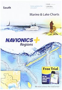 Navionics Plus South Marine and Lake Charts (SD/MSD)