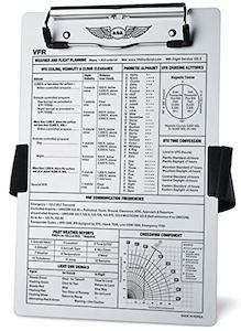 ASA VFR Kneeboard (Model No. ASA-KB-1-A)