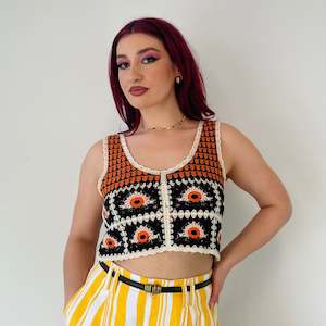 Crochet Crop Top (L-XL)