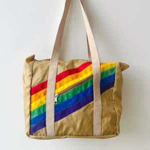 Vintage Rainbow Tote Bag