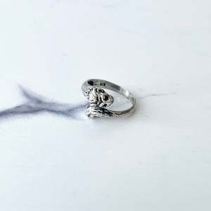 Sterling Silver Lion Ring