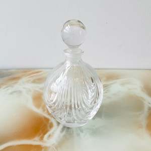 Second hand clothing: Vintage Cut Crystal Bottle