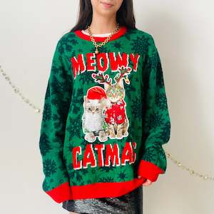 Meowy Catmas Knit (2XL)