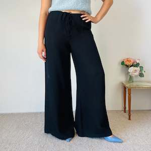 Marle Wide Leg Silk Pants (S-M)