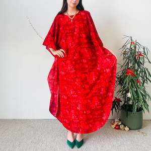 Vintage Kaftan Maxi Dress (M-L)