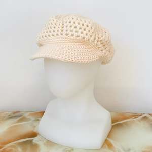 Vintage Knit Newsboy Cap