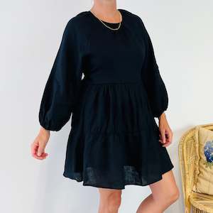 Second hand clothing: Dissh Linen Backless Mini Dress (M)