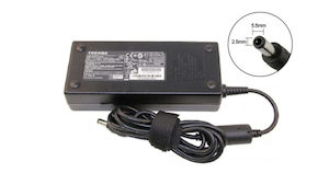 Genuine Toshiba 120W charger – 19V DC, 6.32A, 120W including power cable