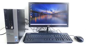 Computer: Dell Optiplex 9010 Business PC Bundle – i7, 16GB RAM, 256GB SSD