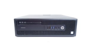 HP EliteDesk 800 G2 SFF Desktop Computer – i5 6th Gen, 256GB SSD, 8GB RAM