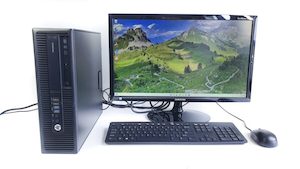 HP EliteDesk 800 G2 SFF Desktop Computer Set – i5 6th Gen,1TB HDD, 16GB RAM