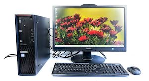 Lenovo ThinkStation P310 Desktop Computer Set – i5 6th Gen, 16GB RAM, 512GB SSD