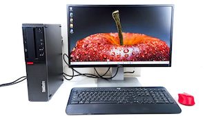 Lenovo ThinkCentre M710s SFF Desktop PC Set – i5 7th Gen, 16GB RAM, 256GB SSD