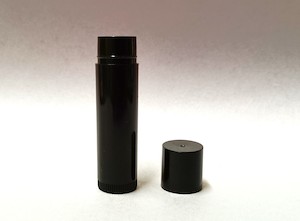 5g Lip Balm Black Plastic Tube