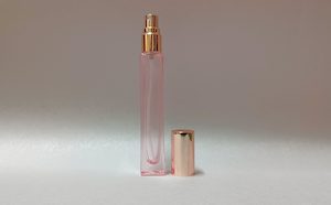 10ml Pink Square Glass Pink Perfume Atomizer