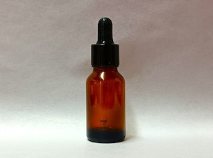 15ml Amber Glass Bottle with Eye Dropper