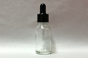 15ml Clear Glass Bottle with Eye Dropper