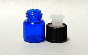 1ml Blue Glass Sample Vial