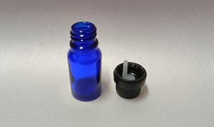 10ml Blue Glass Bottle – Slow Dripulator Cap