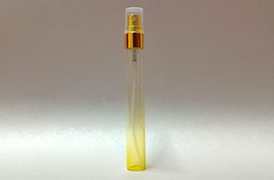 10ml Clear Gold Glass Gold Perfume Atomizer