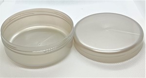 125ml Silver Plastic Pot