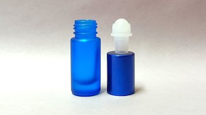 5ml Blue (dark) Roll On Glass Bottle