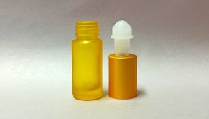 5ml Yellow Roll On Glass Bottle