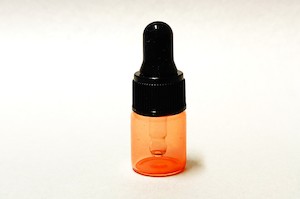 2ml Rose Glass Bottle with Eye Dropper