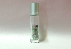 10ml Roll On Clear Glass Bottle with Fluorite Crystals