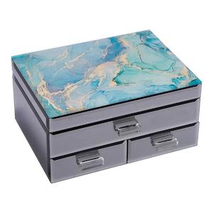 Aquatic Radiance Large Jewellery Box