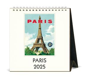 Cavallini & Co - Paris - 2025 Desk Calendar