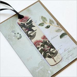 Gift: Greeting Card: Sarah Featon Pohutukawa With Bookmark