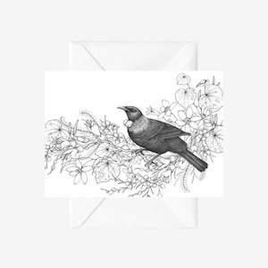 New: Cards - Home is Here - Tūī - 6 Pack