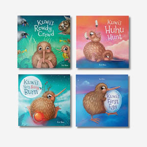 Bundle - 4 Kuwi the Kiwi Paperback Books