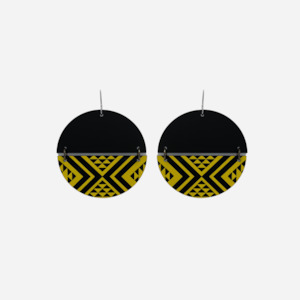 Earrings - Split Tāniko I