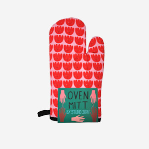 Oven Mitt - Flowers