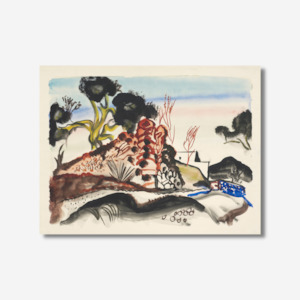 Frances Hodgkins - Print - Road to the hills, Ibiza