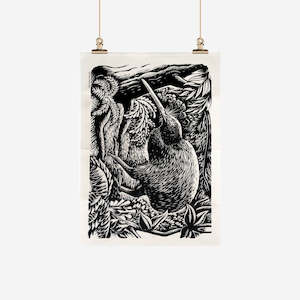 E. Mervyn Taylor - Tea Towel - Kiwi