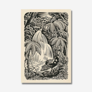 E. Mervyn Taylor - Print - Waterfall