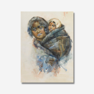 Frances Hodgkins: Frances Hodgkins - Print - Maori Woman and Child