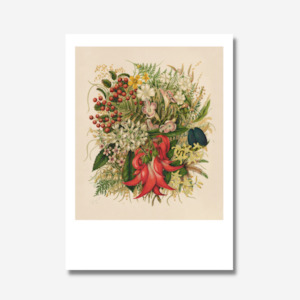 Sarah Featon: Sarah Featon - Print - Wild Flowers and Berries