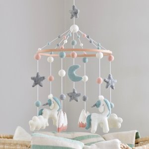 Mint Unicorn Baby Mobile