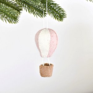 Felt Hot Air Balloon - Pink