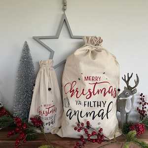 Internet only: Merry Christmas...Animal Reusable Gift Bags