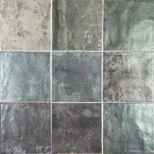 Size 138x138: Tennesse Grey Satin - SQM - Made In Italy