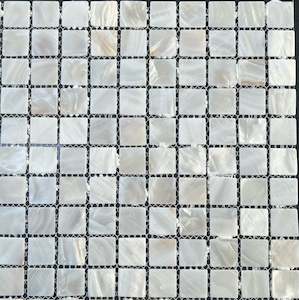 Freshwater Shell White Mosaic - SHEET