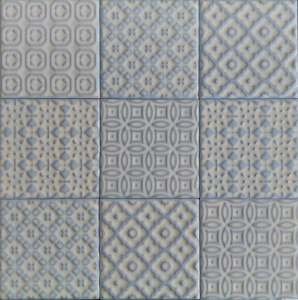 Size 10x10: MARRAKESH MIX BLUE - SQM