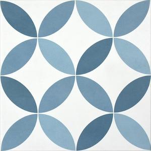 Floor Tile: Hampton Dec Steel Blue 200x200 (Clearance)