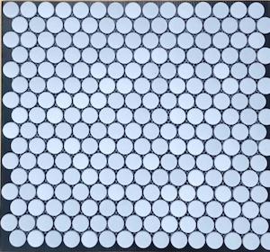 Glass Dots Light Grey 20mm 315x290 (Clearance)